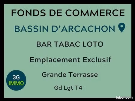 vente fonds de commerce | fonds de commerce | arcachon | terrasse
