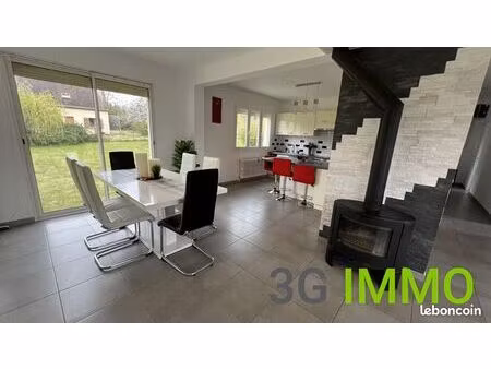 vente | maison t6 | 6p | 3ch | 120 m² | septeuil | jardin