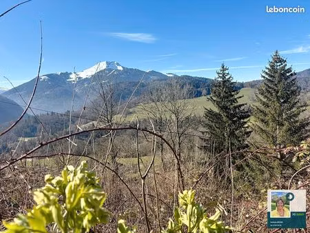 vente | terrain constructible | 1946 m² | mieussy | expo sud/sud-ouest