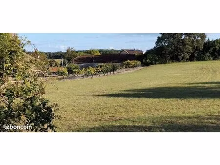 très beau terrain à bâtir avec cu