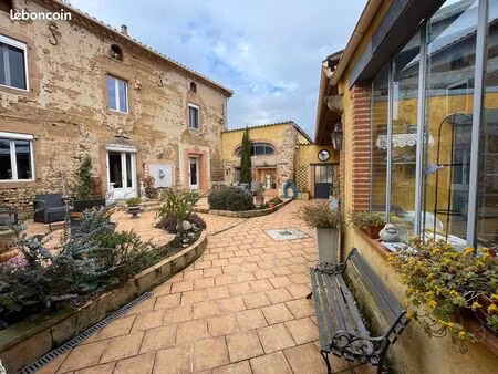 vente | bastide | 8p | 5ch | 295 m² | rosières | expo nord/sud | terrasse · jardin · pisci