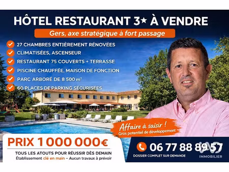 vente locaux professionnels 1600 m² à fleurance (32500)  1 000 000 €