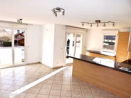 vente | appartement t3 | 3p | 2ch | 70 m² | arenthon | expo sud-est/sud-ouest | terrasse ·