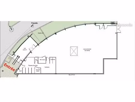 local commercial 317 m²