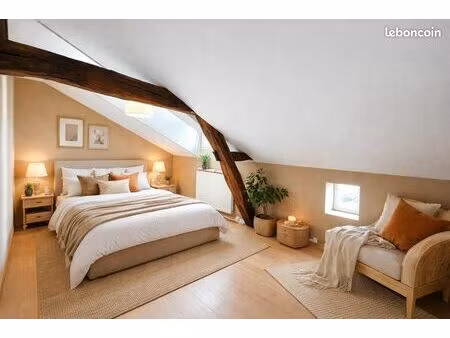 vente | maison t3 | 3p | 2ch | 65.4 m² | naintré | jardin