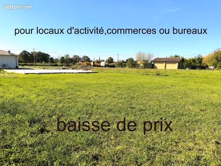 terrain commercial /artisanal