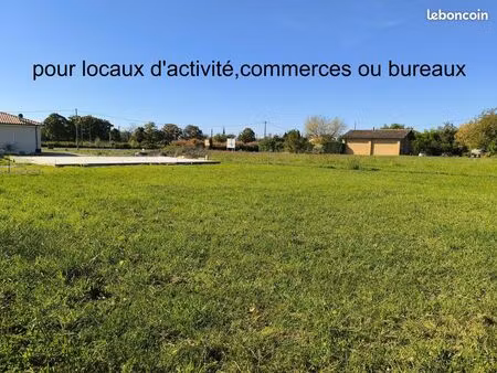 vente | terrain commercial | 1760 m² | grisolles