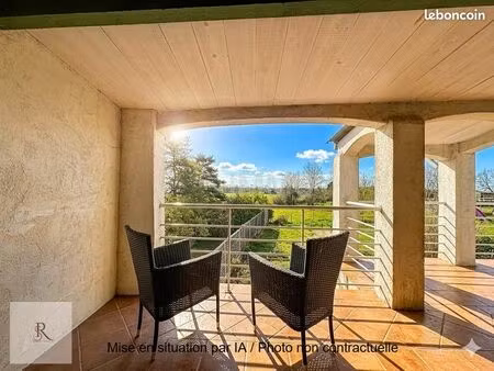 vente | maison | 6p | 3ch | 162.50 m² | castelsagrat | terrasse · balcon · jardin · piscin