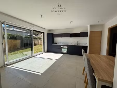 à louer – appartement t3 meublé avec jardin  cave et garage