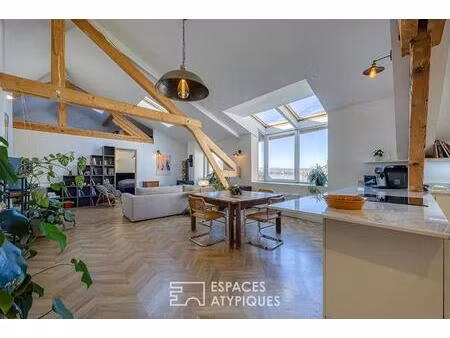 duplex de charme avec vue sur le lac et jardin