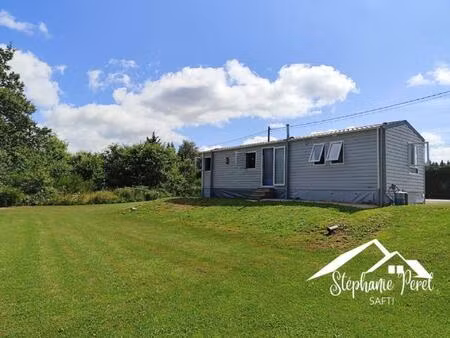 investissez dans le calme : terrain avec mobil home et potentiel locatif.