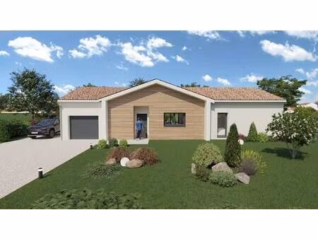 terrain avec maison neuve à vendre