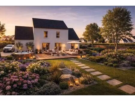 terrain avec maison neuve à vendre