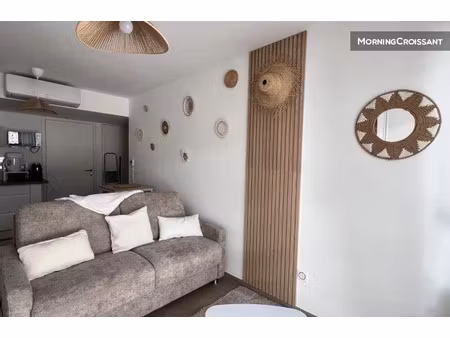 location meublée appartement 1 pièce 25 m² à cap-d'ail (06320)  1 300 €