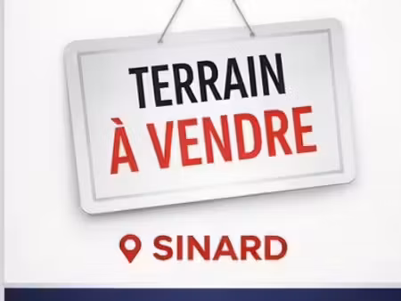 en vente terrain non constructible – 77 500 € |sinard