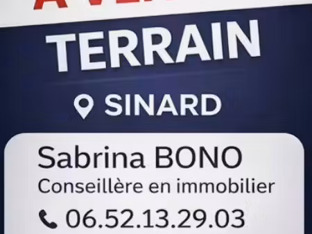 en vente terrain non constructible – 93 500 € |sinard