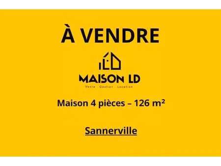vente maison à sannerville (14940) : à vendre / 126m² sannerville