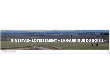 terrain 509 m² ginestas