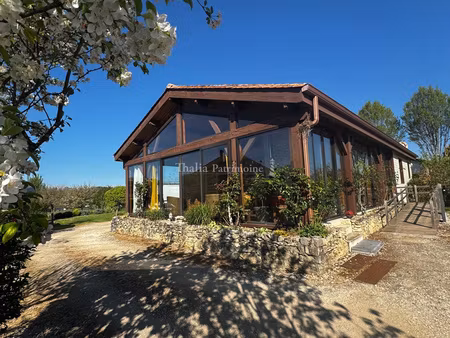 maison ossature bois avec studio indépendant à brantôme-en-p