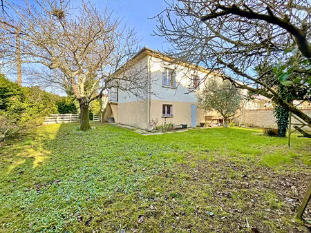 portet sur garonne - village - maison de 90 8 m2 avec jardin de 476m2   double garage et a