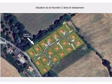 terrain constructible viabilisé à vendre