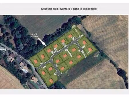 terrain constructible viabilisé à vendre