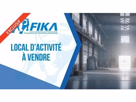 vente local d'activités 300 m²
