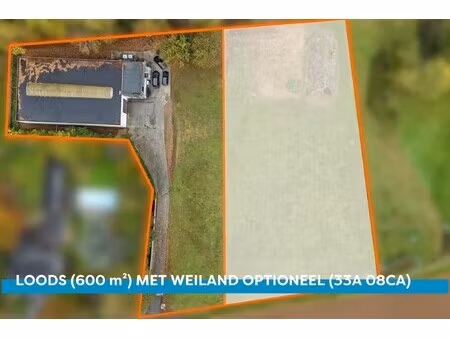 loods (600m²) met woonmogelijkheid op rustige locatie