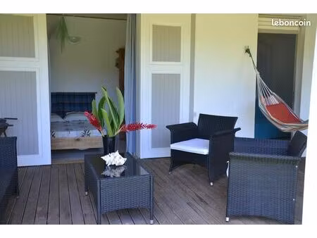 particulier loue t2 meublé à 80 m de la mer