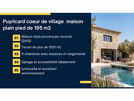 maison 6 pièces - 195 m²