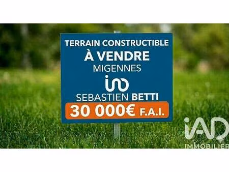 terrain constructible viabilisé à vendre