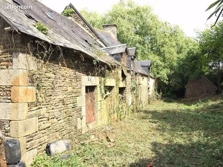 terrain constructible avec longere à rénover