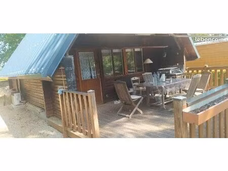 chalet au lac du der - sur terrain de camping le clos du vieux moulin 3 étoiles