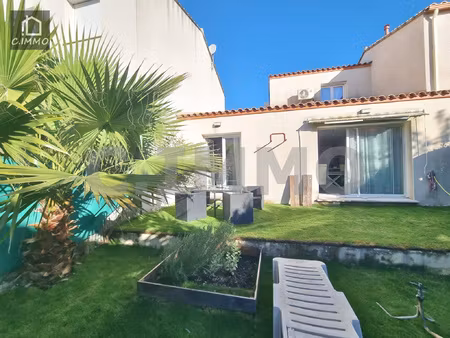 villa r+1 de type 4 de 87.40 m2 avec garage et jardin