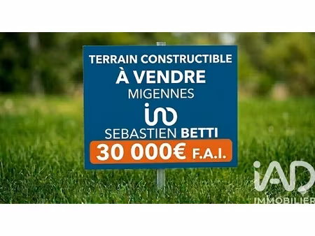 vente terrain à bâtir 545 m²