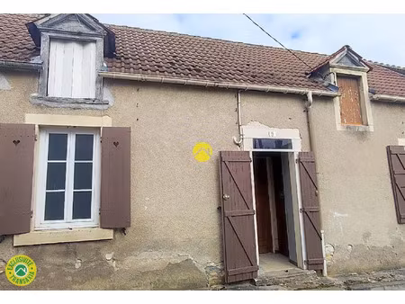 vente maison 3 pièces 61 m² à dun-sur-auron (18130)  29 000 €