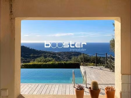 villa d'exception sur les hauteurs de corbara - vue mer panoramique - prestations haut de 