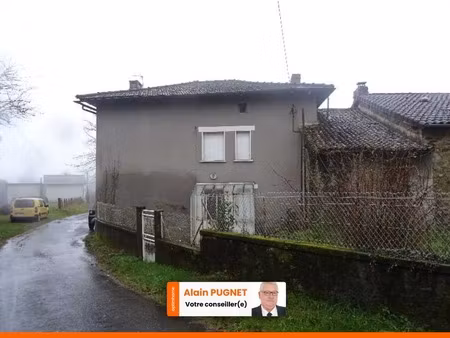 secteur dournazac dans un village maison 3 chambres a renover en totalite avec granges non