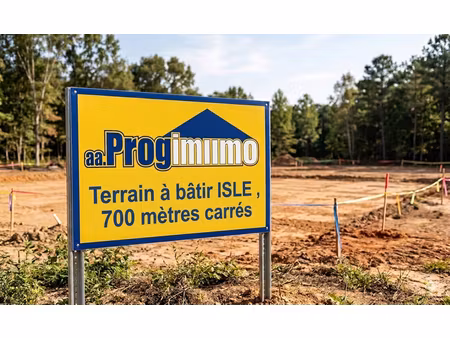 achat terrain 701m²