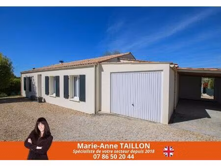 maison de plain pied avec garage où vous n'aurez qu'a poser vos valises