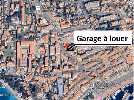 garage à louer plein centre-ville