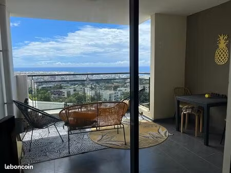 t3 meublé haut de gamme – vue mer ? – résidence créolia (montgaillard)