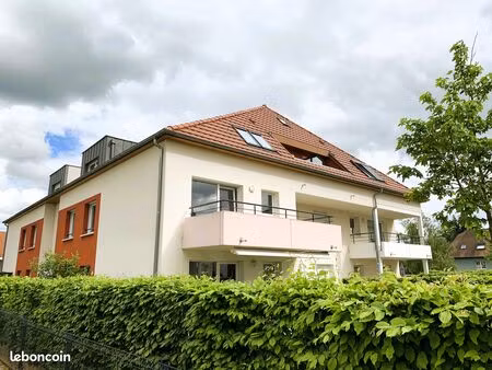 superbe t3 avec terrasse et garage – résidence récente de standing à habsheim