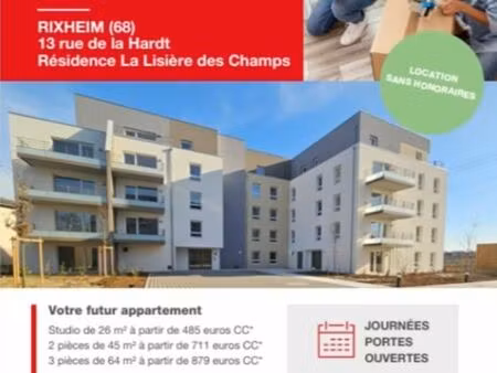 appartement 3 pièces 63 m²