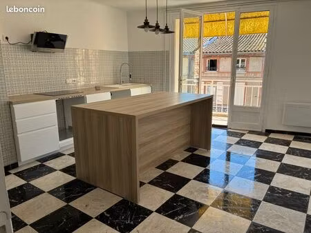 appartement t3 125m2 centre ville de saverdun