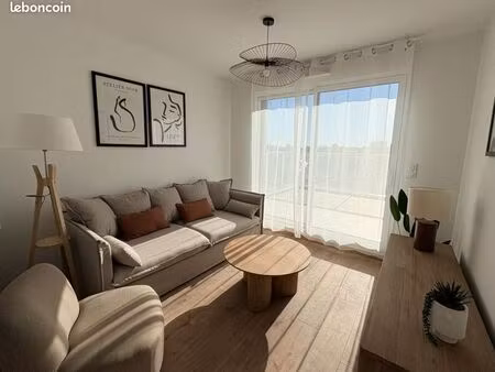 t2 meublé entièrement rénové – centre de briec