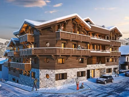4 chambres  appartements neufs hors plan à vendre à morzine à seulement 100 m des pistes..