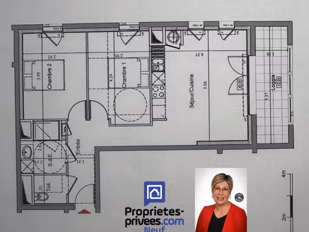 dol de bretagne appartement 3 pièces 58.67 m2