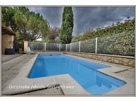 ensemble immobilier de 2 maisons  piscine chauffée sur terrain 1360 m2