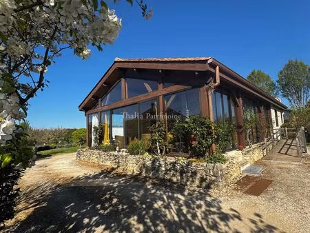 maison ossature bois avec studio indépendant à brantôme-en-périgord